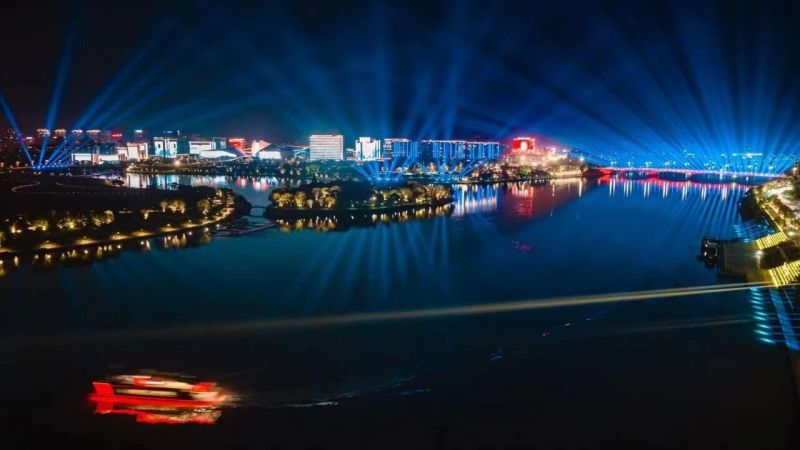 Outdoor light show